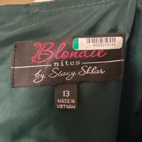 Blondie Cocktail Dress Deep Green - Picture 7 of 8